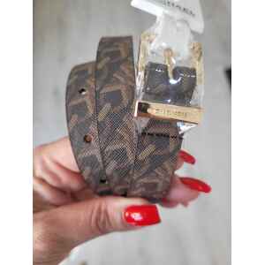 MICHAEL KORS THIN BELT BROWN