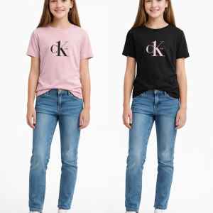 CK 2 PACK TSHIRT PINK/BLACK