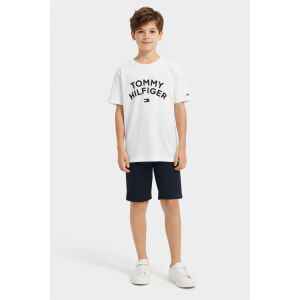 TH TSHIRT WHITE BLUE LOGO FLAG