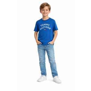 TH TSHIRT BLUE LOGO FLAG