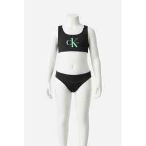 CK BIKINI BLACK GREEN LETTERS