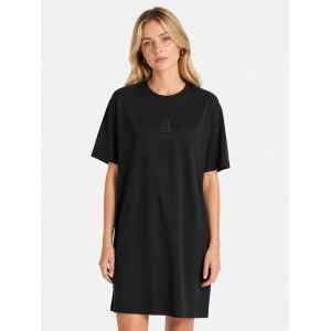 ARMANI EXCHANGE BLACK T-SHIRT DRESS (LARGE FIT)