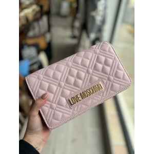 MOSCHINO QUILTED LIGHT PINK BAG