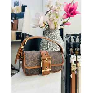 MK BROWN POUCHETTE COLBY