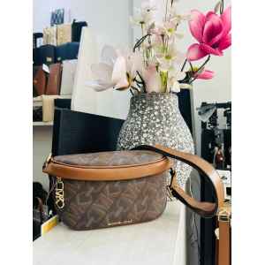 MK BROWN LUGGAGE BUMBAG SLATER