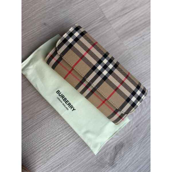 BURBERRY ARCHIVE BEIGE IP CHK PURSE