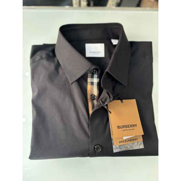BURBERRY SHEFFORD SHIRT BLACK