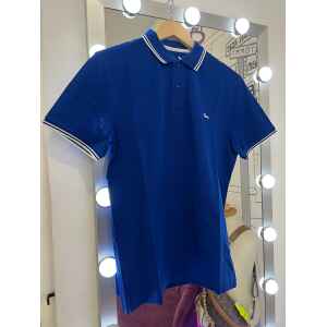 HB POLO SHIRT ROYAL BLUE 2 LINES NECK
