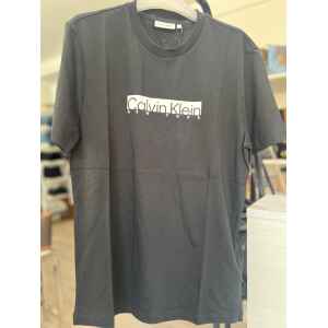 CK MEN BLACK NEW YORK BOX LOGO T SHIRT