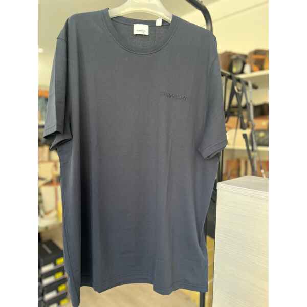 BURBERRY MEN NAVY BLUE T SHIRT