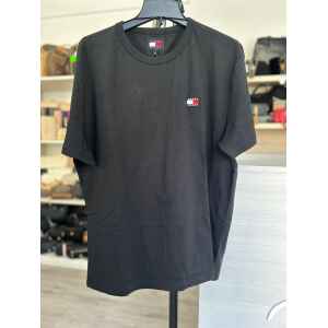 THJ BLACK T SHIRT RAG BADGE TEE