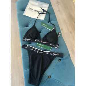 KARL LAGERFELD BLACK BIKINI SET