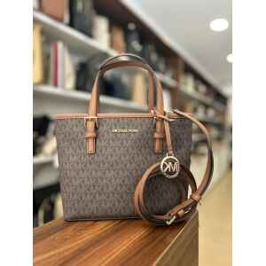 MK CRYL BROWN BAG