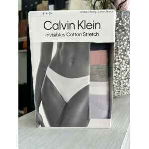 CK 5 PACK THONG INVISIBLE COTTON STRETCH
