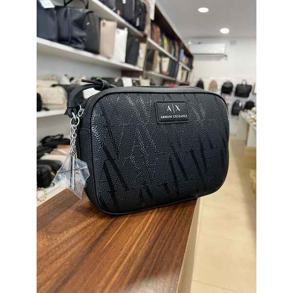 ARMANI CROSSBODY BLACK LOGO
