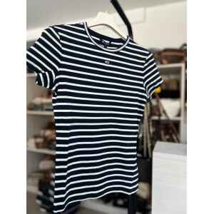 TH SLIM ESSENTIAL RIB NAVY STRIPES