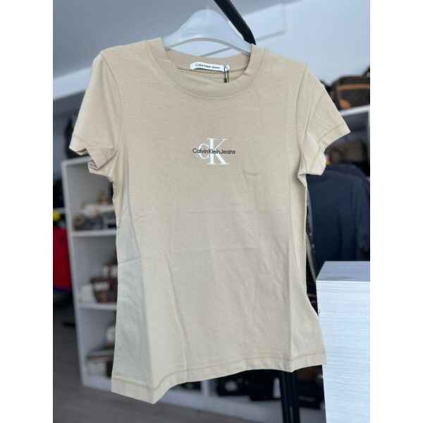 CK T-SHIRT PALE KHAKI