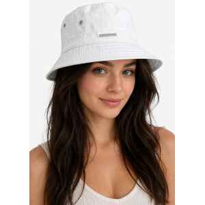 MK WHITE BUCKET HAT