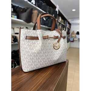 MK CARSON VANILLA SN SATCHEL