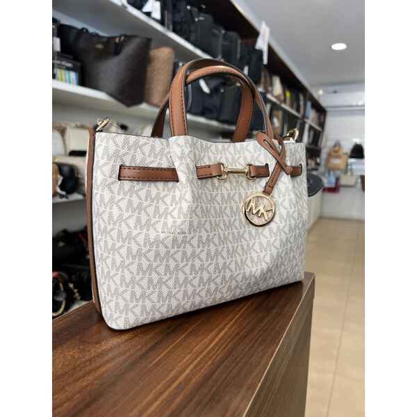 MK CARSON VANILLA SN SATCHEL