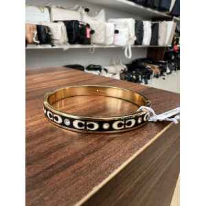 COACH BLACK/WHITE BRACELET WITH GLITTER