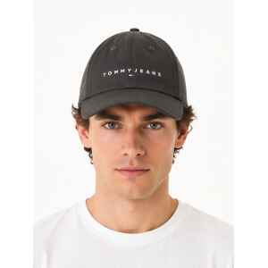 THJ BLACK LINEAR LOGO CAP
