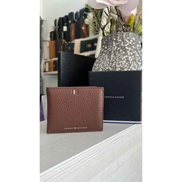 TH CENTRAL CC FLAP AND COIN BROWN 3 LINES TOP