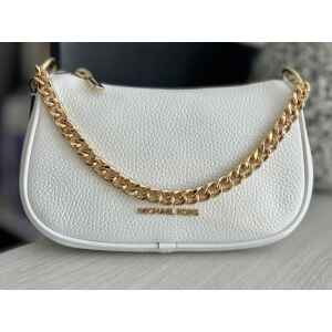 MK POCHETTE CARMELA CROSSBODY WHITE