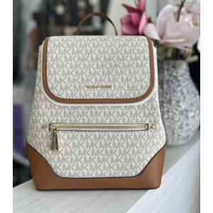 MK HARRISON VANILLA FLAP BACKPACK