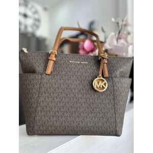 MK EW TZ TOTE BROWN