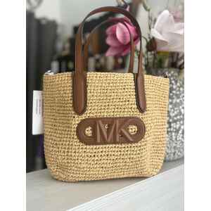 MK ELIZA XS EW OPEN TOTE NAT/LUGG