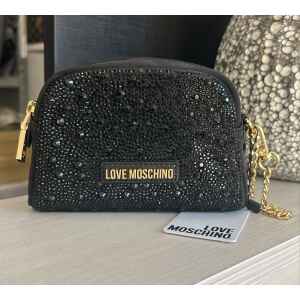 MOSCHINO BUSTINA SATIN BLACK