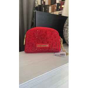 MOSCHINO BUSTINA SATIN RED