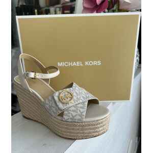 MK HANNAH WEDGE SANDAL VANILLA