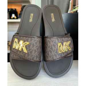 MK PALMER SLIDERS BROWN