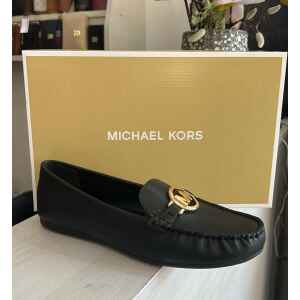 MK FULTON DRIVER TUMBLED BLACK MOCASSIN