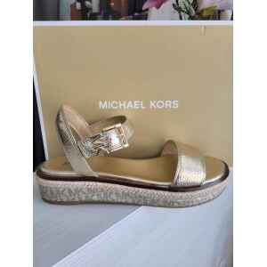 MK RICHIE ESPADRILLE PALE GOLD SANDAL