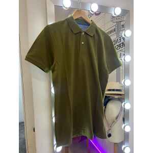 HB LIGHT MATERIAL GREEN POLO SHIRT