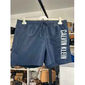 CK SWIMWEAR MEDIUM DRAWSTRING DARK SAPPHIRE