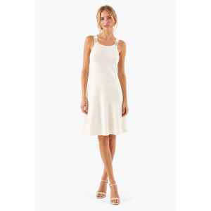 MK FLARE DRESS BEIGE