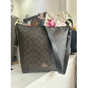 COACH SIG VAL DUFFLE BROWN