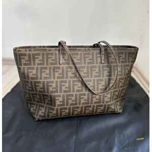 FENDI ZUCCA PATTERN SHOPPING TOTE BAG