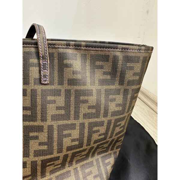 FENDI ZUCCA PATTERN SHOPPING TOTE BAG - Image 2