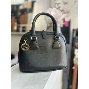 GUCCI MICRO GUCCIMISIMA BAG IN BLACK LEATHER