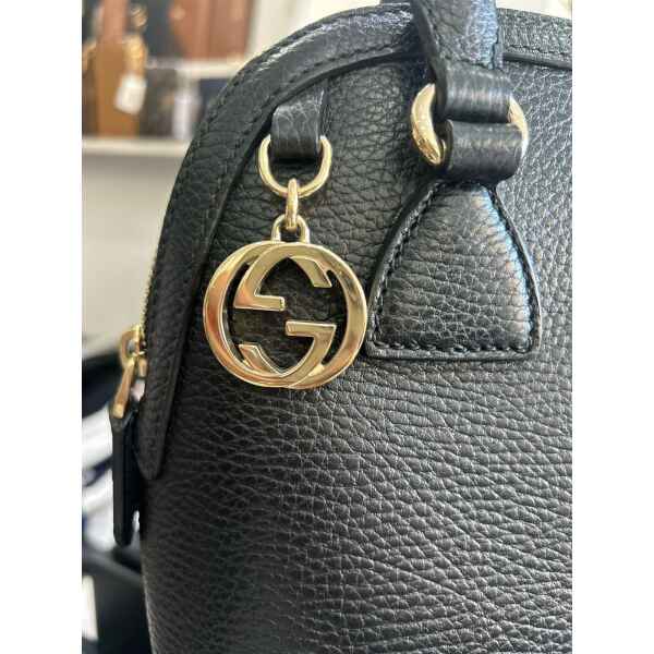 GUCCI MICRO GUCCIMISIMA BAG IN BLACK LEATHER - Image 3