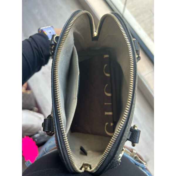 GUCCI MICRO GUCCIMISIMA BAG IN BLACK LEATHER - Image 4