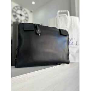 PRADA LEATHER BAG WITH POUCH