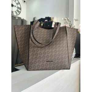 MK JORDI BROWN LG TOTE