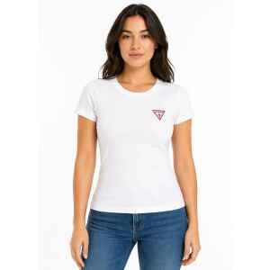 GUESS T-SHIRT WHITE SMALL LOGO