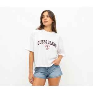 GUESS T-SHIRTWHITE BOXY FIT